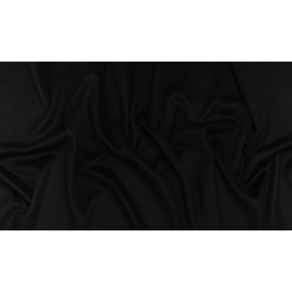 Brushed Wool Blend Coating - Black - Deadstock