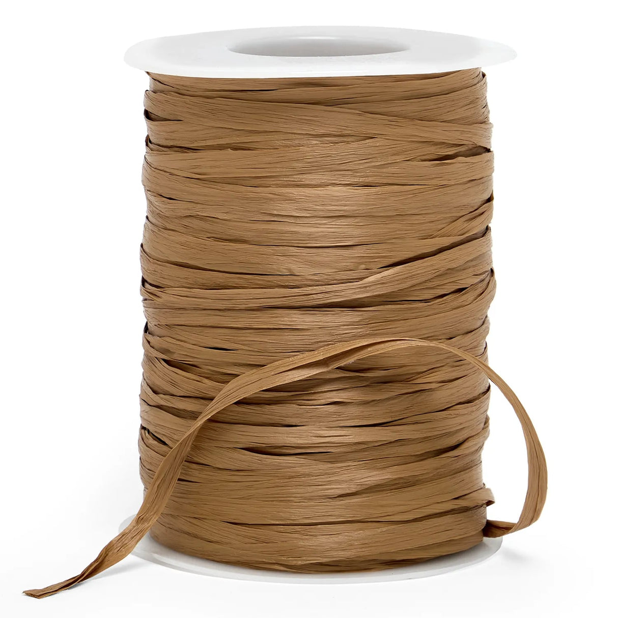 Colored Matte Raffia Ribbon 1/4 '' X 100 yd Kraft Color 1 / roll