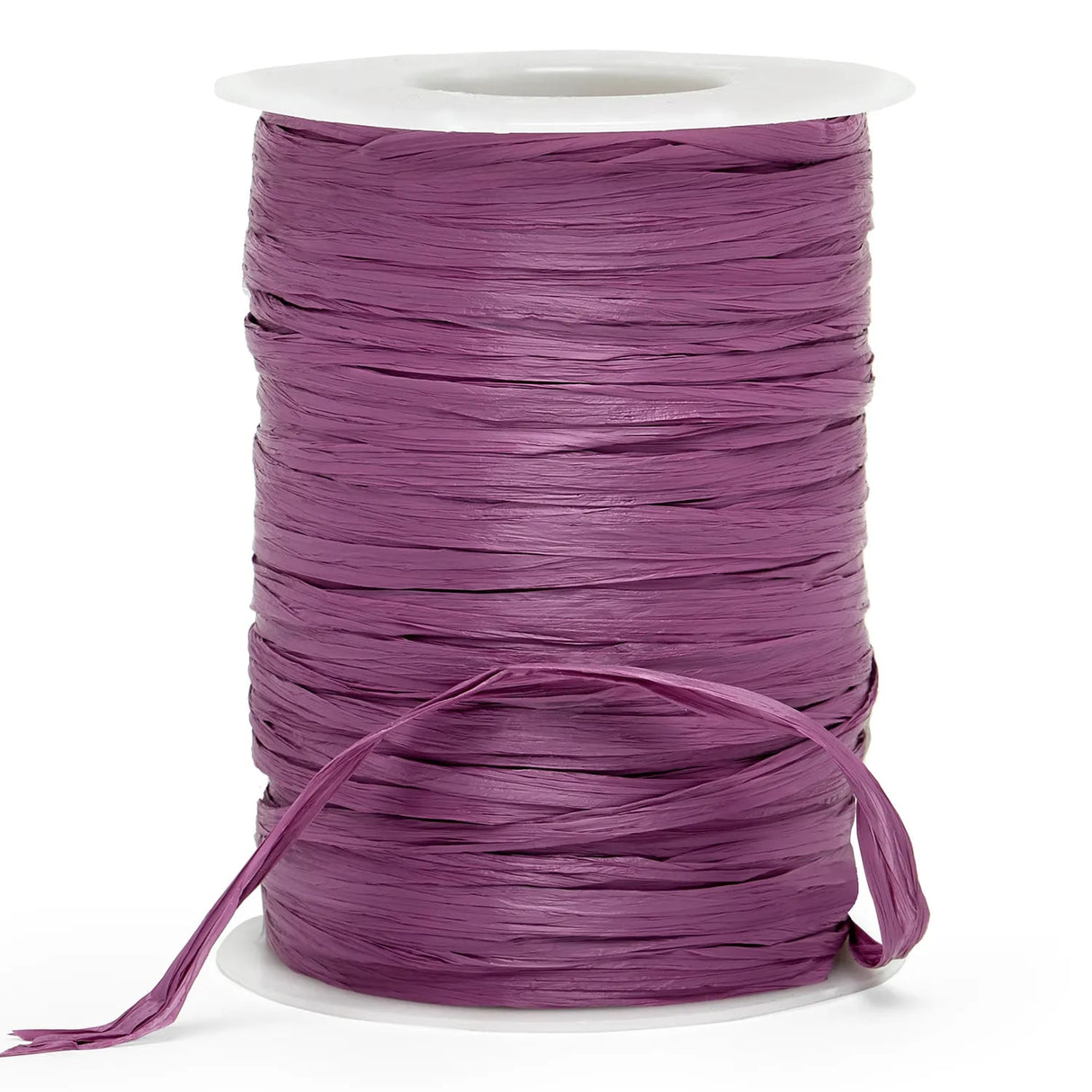 Colored Matte Raffia Ribbon 1/4 '' X 100 yd Plum Color 1 / roll