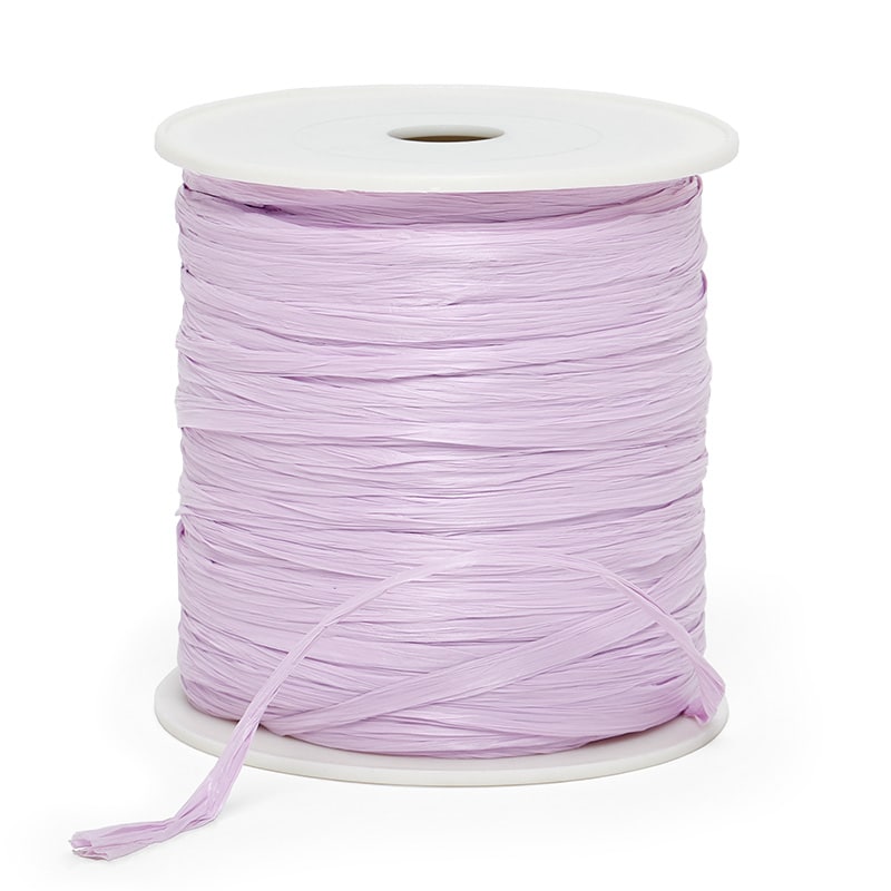 Colored Matte Raffia Ribbon 1/4 '' X 100 yd Orchid Color 1 / roll