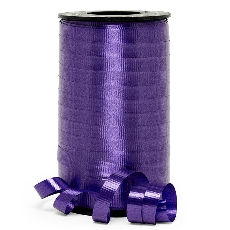 Premium Crimped Curling Ribbon 3/8 '' X 250 yd Purple Color 1 / roll