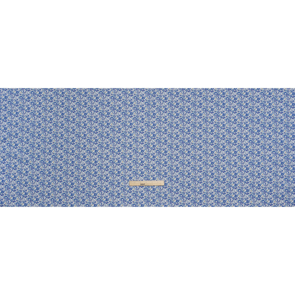 Liberty Fabrics Tana Lawn® - Betsy Ann Blue - Blue, Teal and Orange Floral