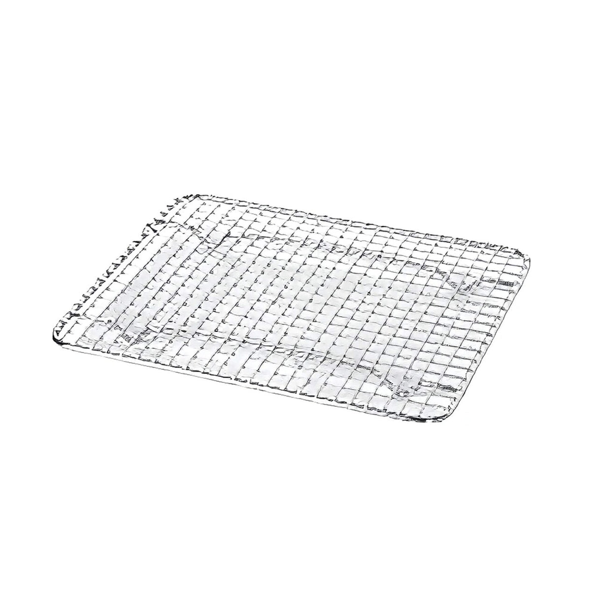 Chrome Plated Footed Wire Pan Grate 8 x 10 Half Size