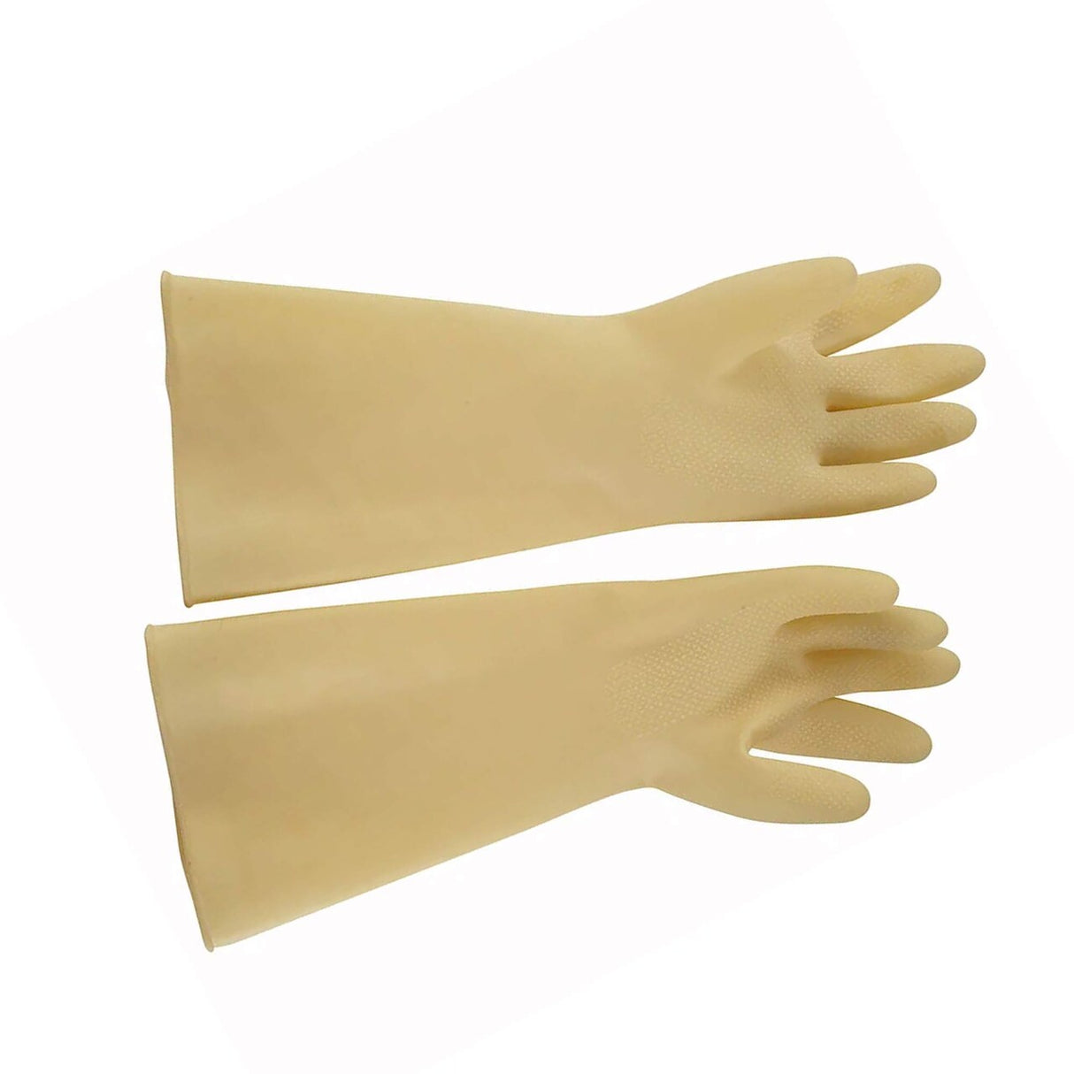 Natural Latex Gloves Small Yellow 8.5 x 16" Length
