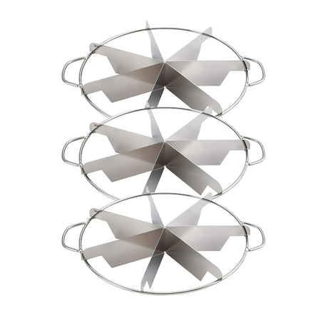 7 Cut Pie Cutter Round Stainless Steel Baking Tool