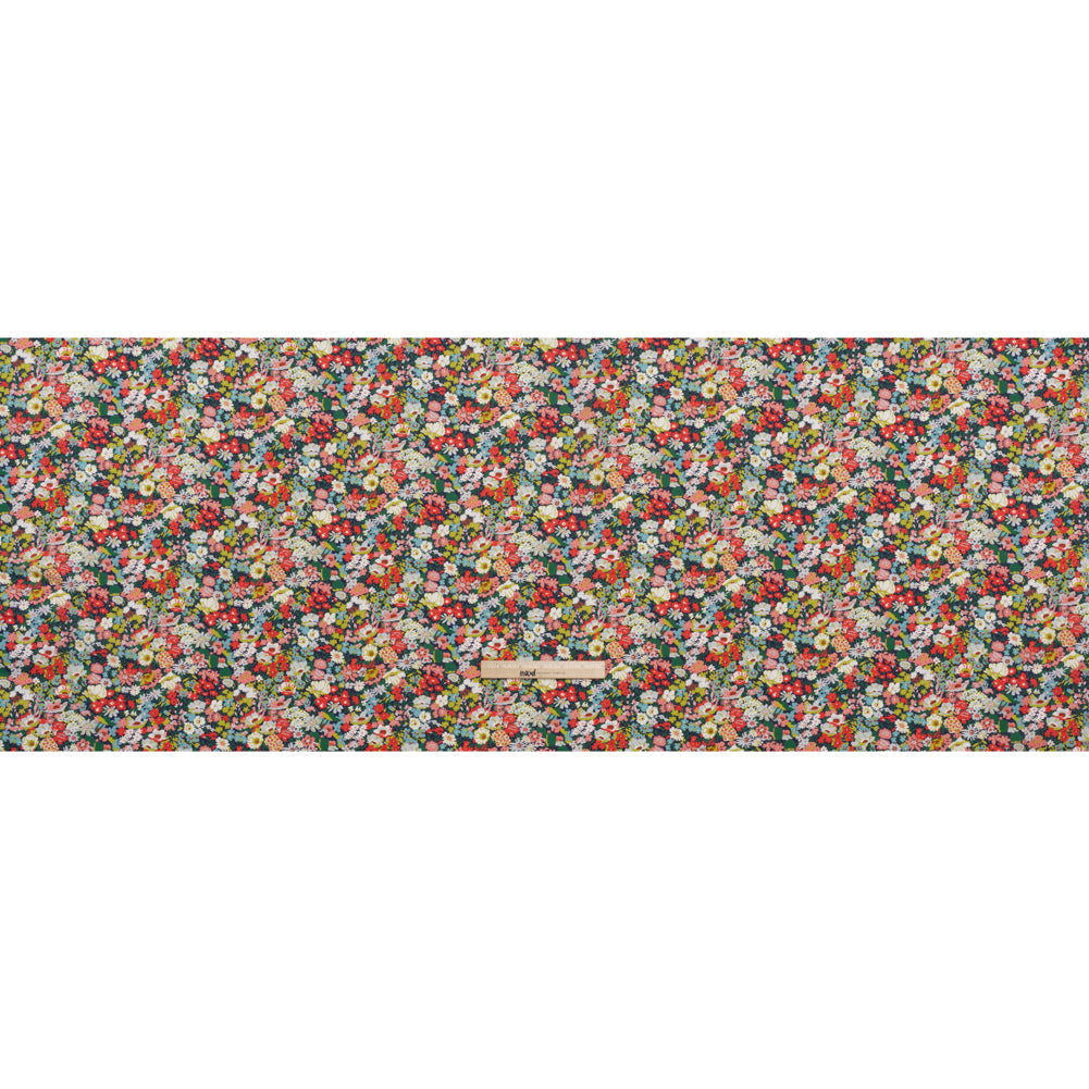 Liberty Fabrics Tana Lawn® - Thorpe Multi Bright - Hot Pink, Yellow and Deep Green Dense Floral