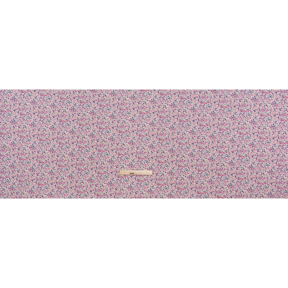 Liberty Fabrics Tana Lawn® - Phoebe Purple - Pink, Purple and Blue Little Flowers