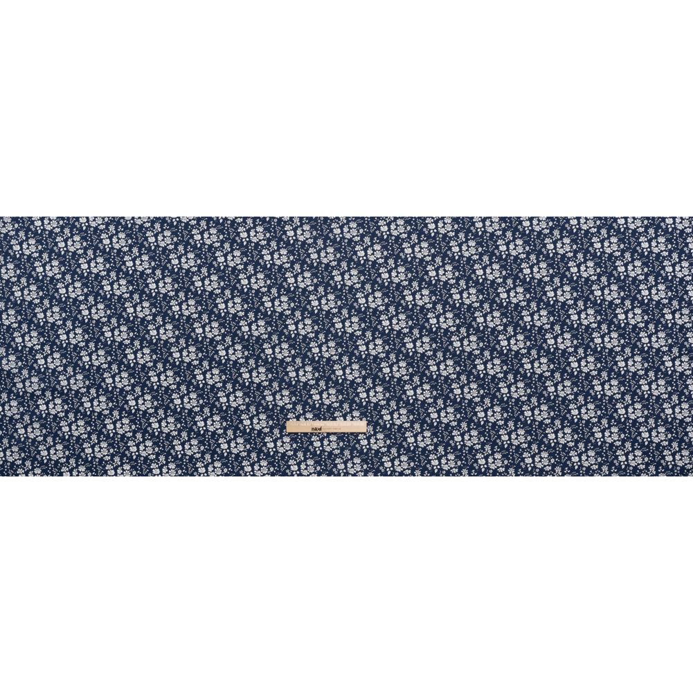 Liberty Fabrics Tana Lawn® - Capel Dark Blue - Navy and White Outlined Florals