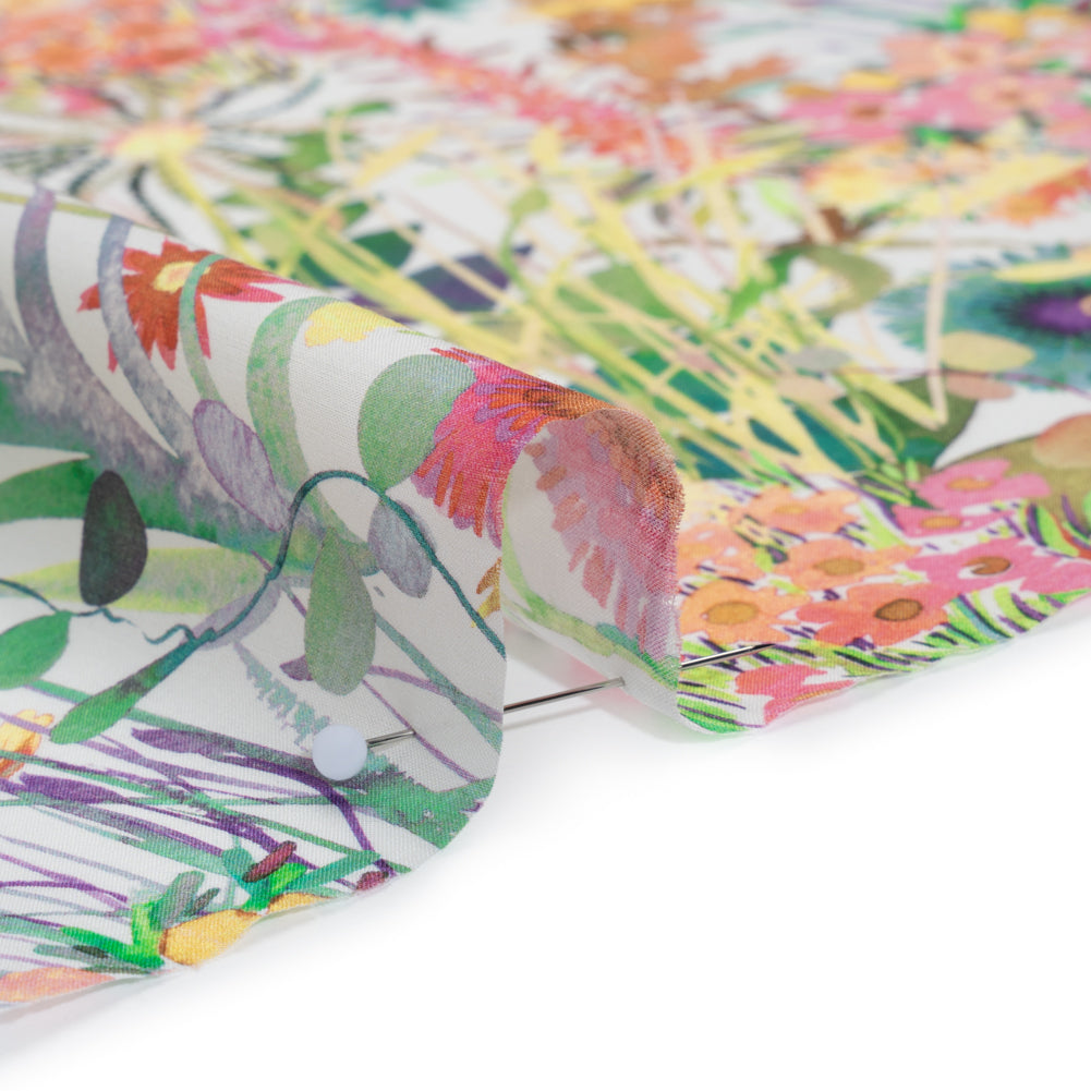 Liberty Fabrics Tana Lawn® - Tresco Multi Pastel - Yellow, Light Green and Baby Pink Painted Floral