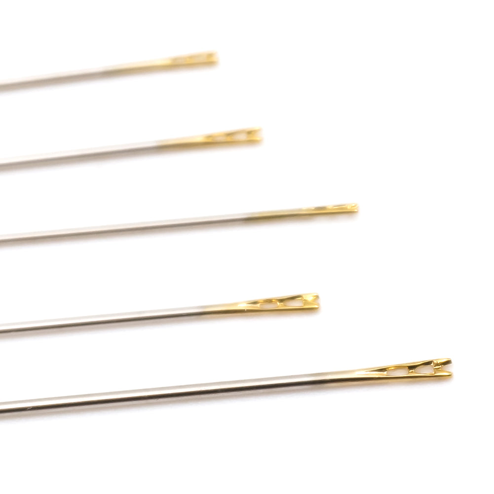 Clover Self Threading Hand Sewing Needles - Assorted Sizes - 5 ct
