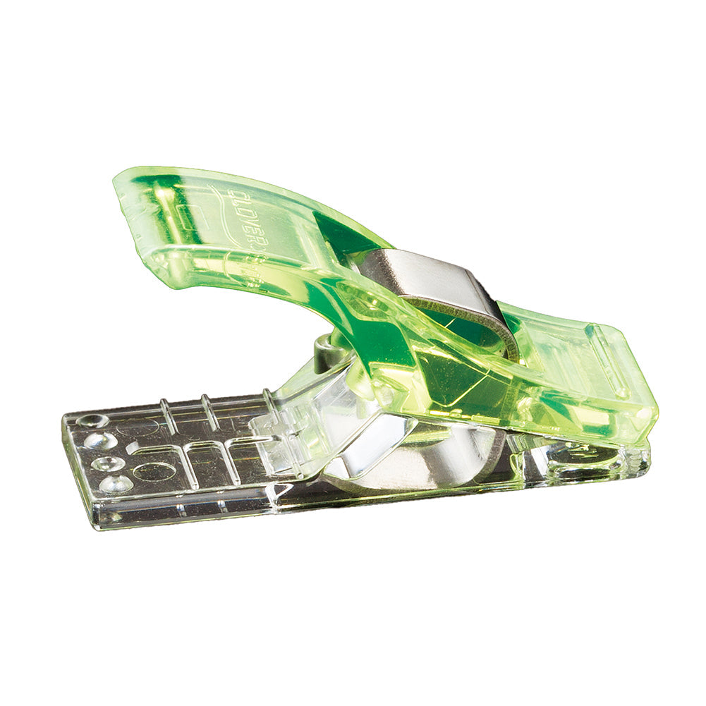 Clover Wonder Clips - Neon Green - 10 pc