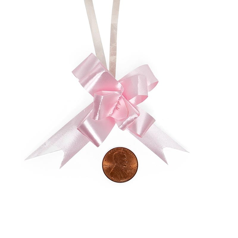 Colored Butterfly Pull Bows 2 '' Light Pink Color 100 each / package