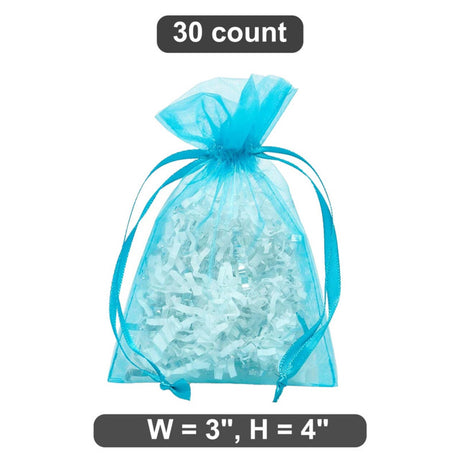 3” x 4” Organza Bags Lightweight and Elegant Wrapping