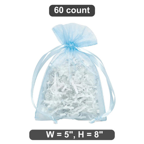 5” x 8” Sheer Bags Ideal for Favor and Gift Wrapping