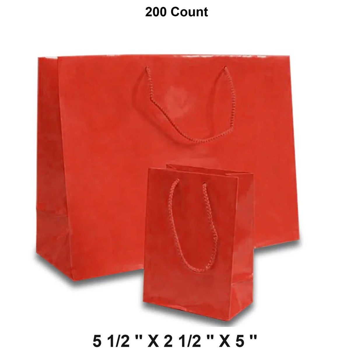 Glossy Totes 5 1/2'' x 2 1/2'' x 5'' for Small-Scale Luxurious Gifting