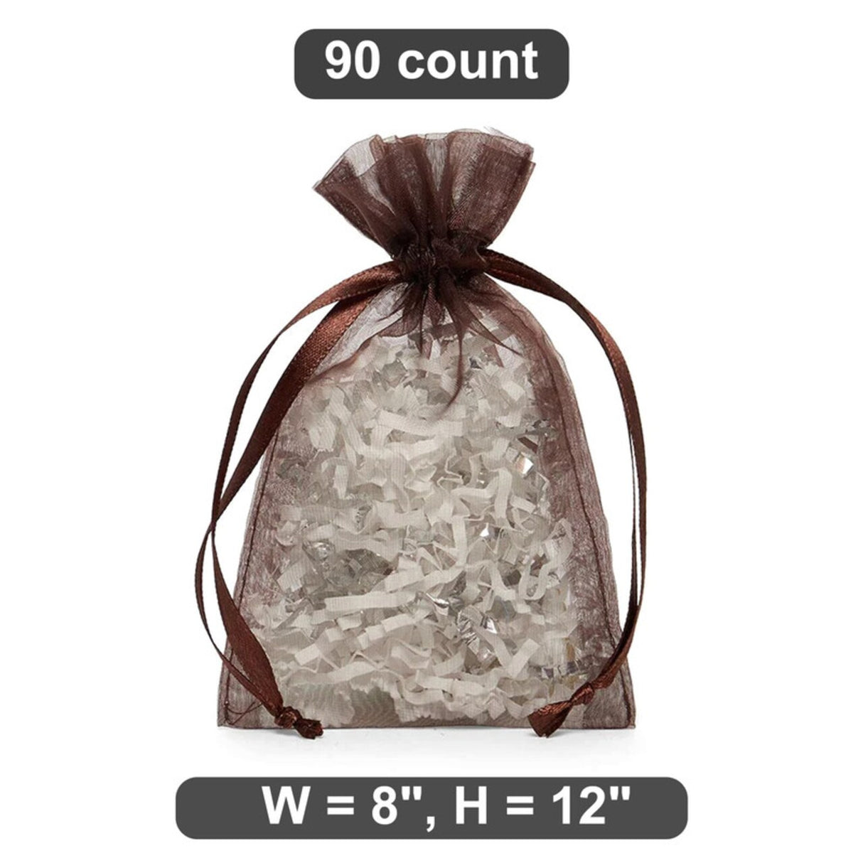 8” x 12” Organza Favor Bags – Stylish and Elegant