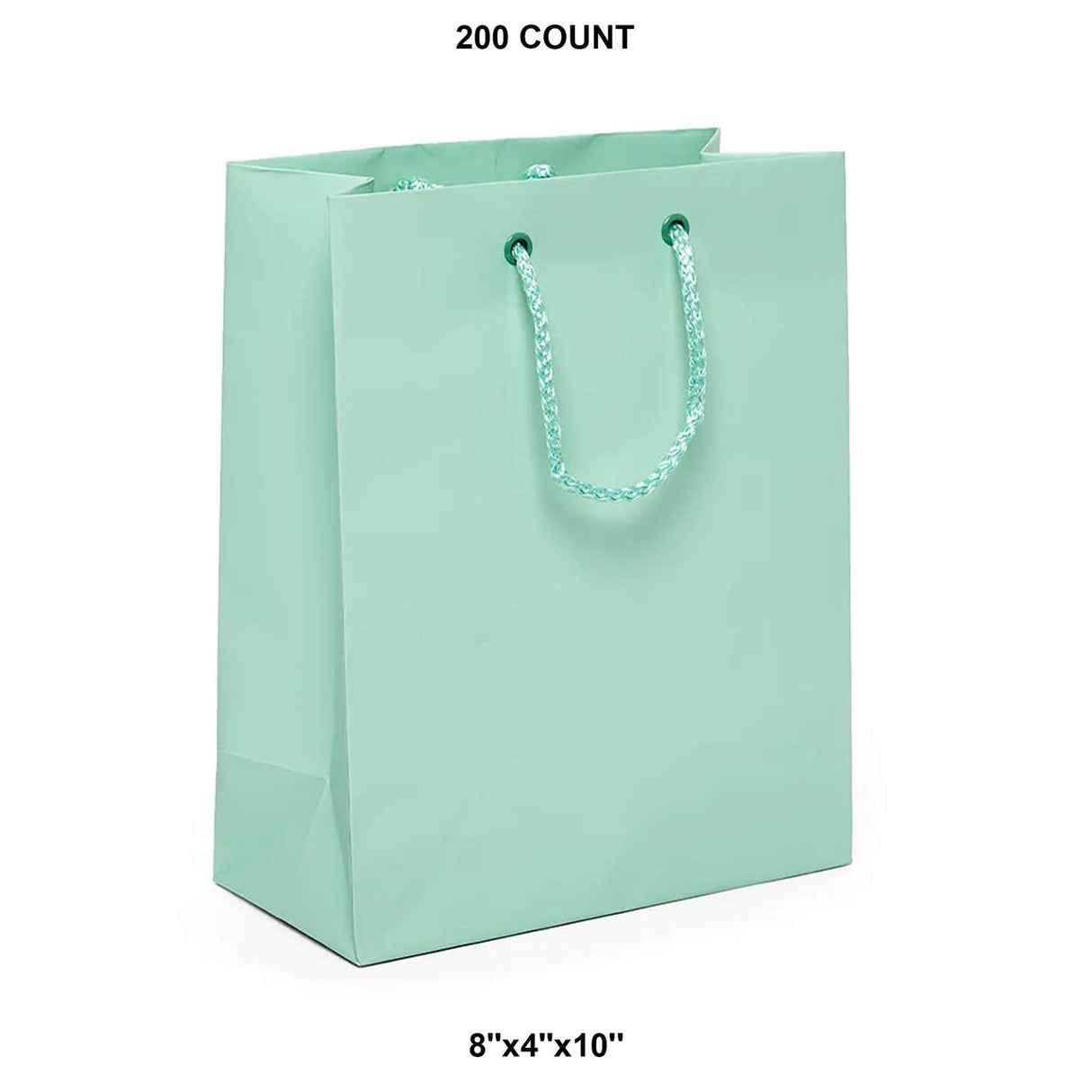 Chic and Spacious Matte Euro Tote 8" x 4" x 10"