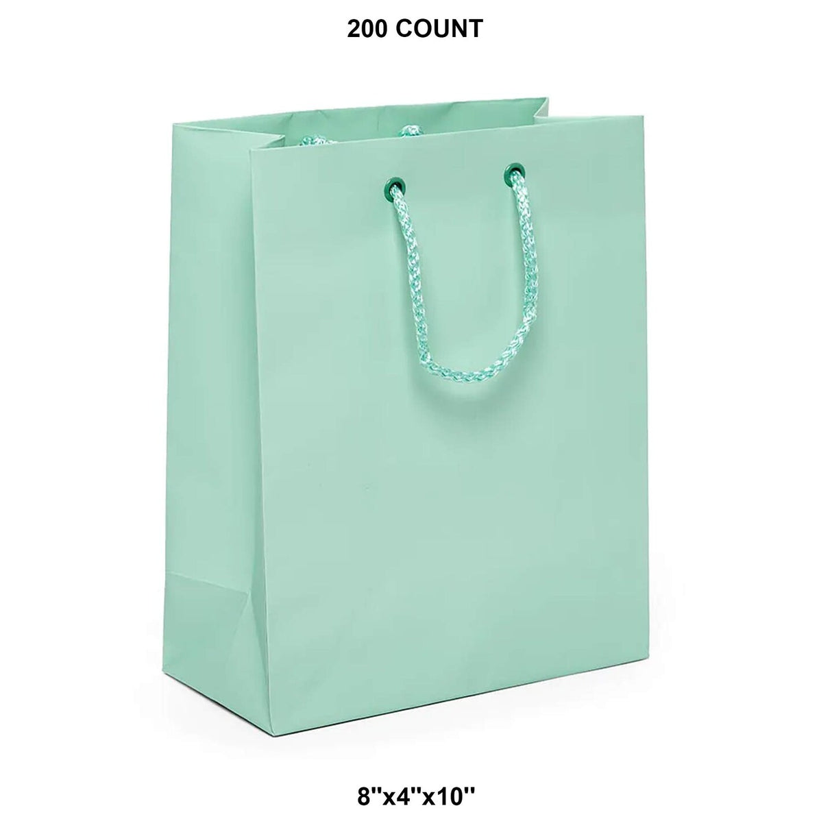 Chic and Spacious Matte Euro Tote 8" x 4" x 10"