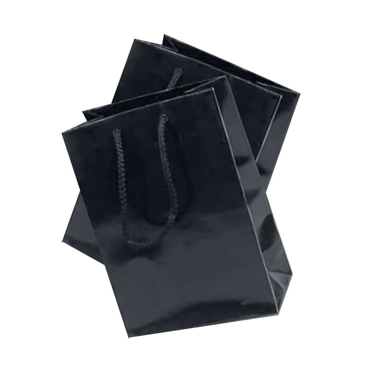Compact Colored Glossy Totes 5 1/2'' x 2 1/2'' x 5'' for Elegant Gifting