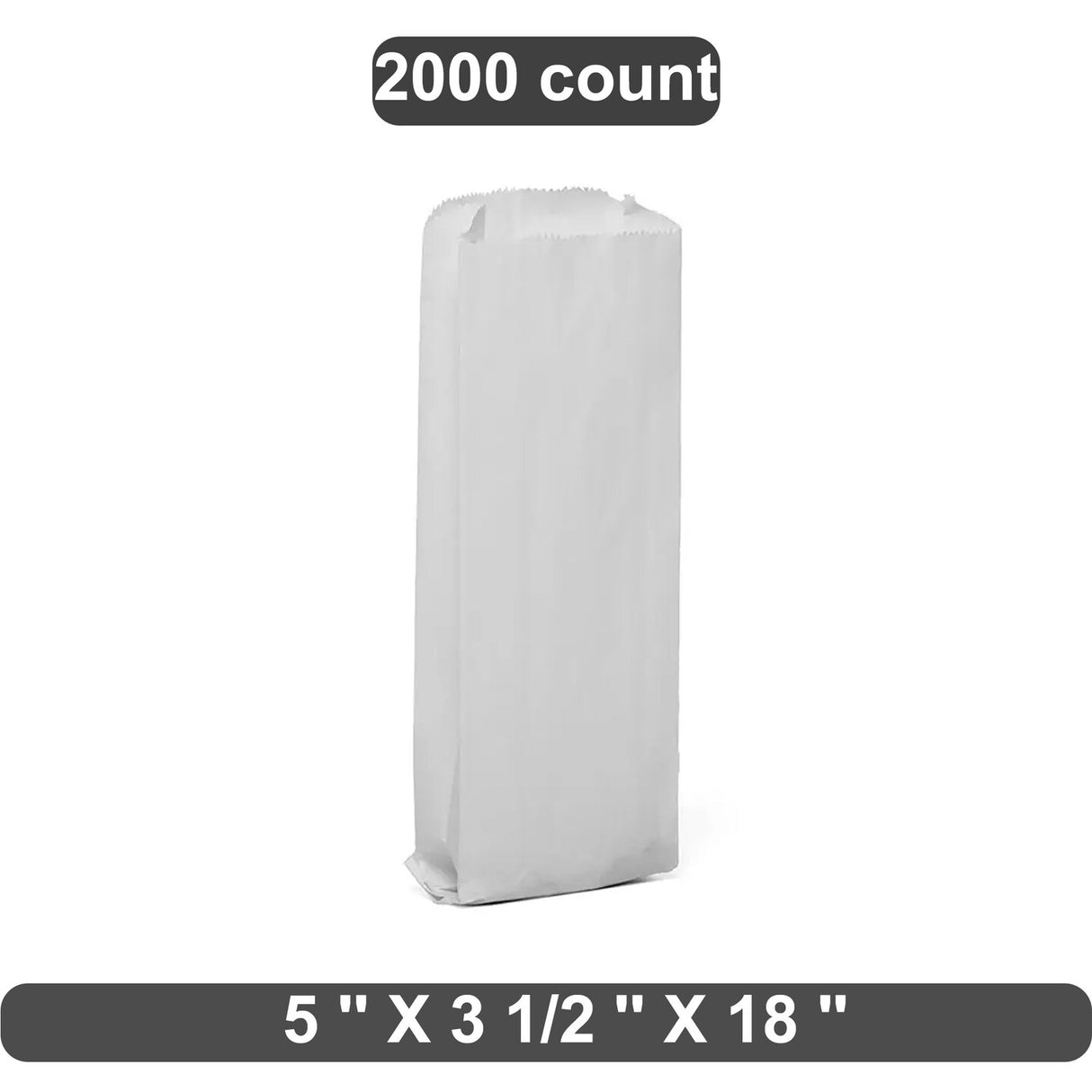 Wide Liquor Carrier Bag 5" x 3 1/2" x 18"