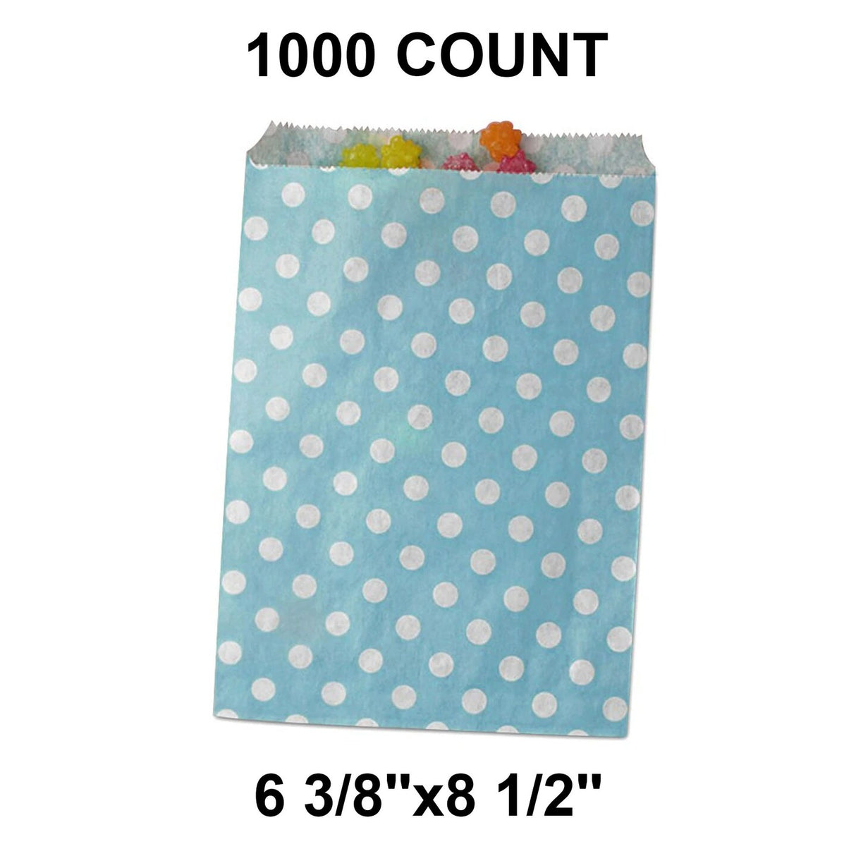 Bold Small Dots Bags Roomy 6 3/8" x 8 1/2"