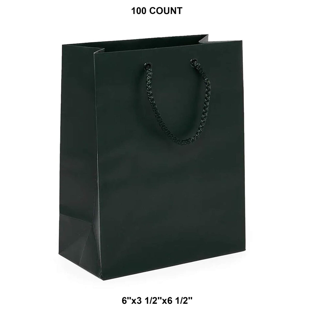 Compact Matte Euro Tote 6" x 3 1/2" x 6 1/2"