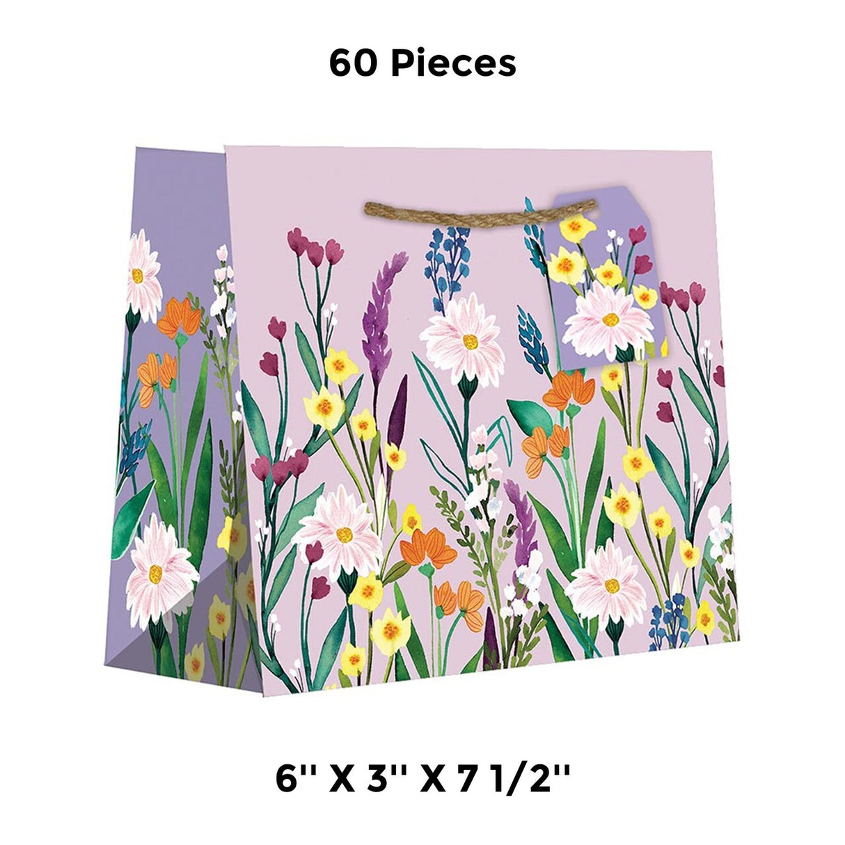 Patterned Gift Bags 6" X 3" X 7 1/2" Perfect for Party Favors