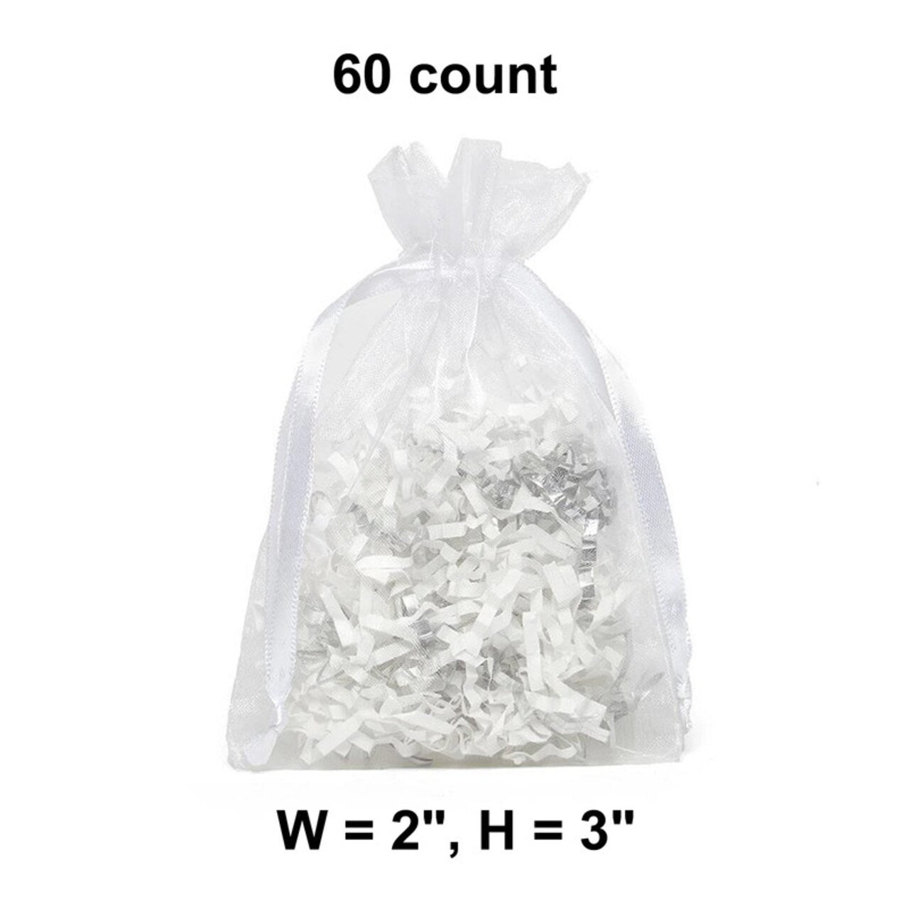 2" x 3" Organza Bag Ideal for Small Keepsakes