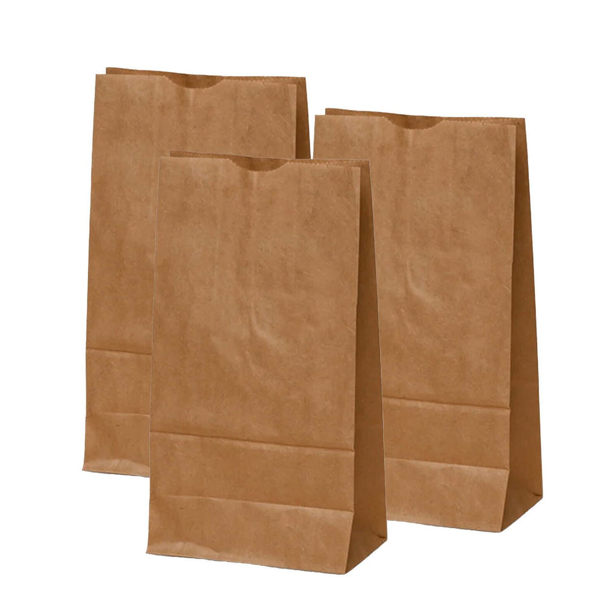 Kraft Retail Bags 6'' x 3 5/8'' x 11''