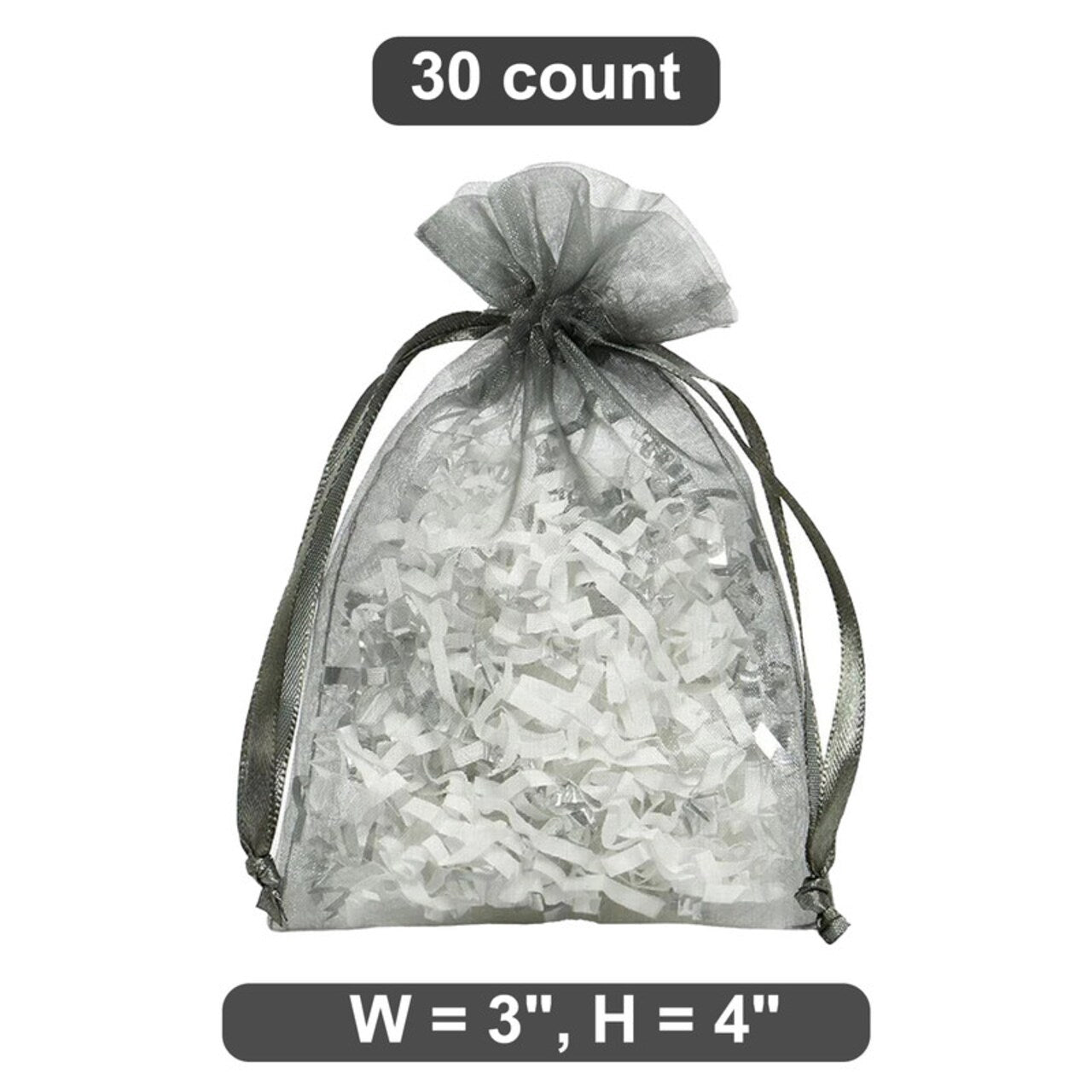 Small 3” x 4” Organza Bags Elegant Packaging