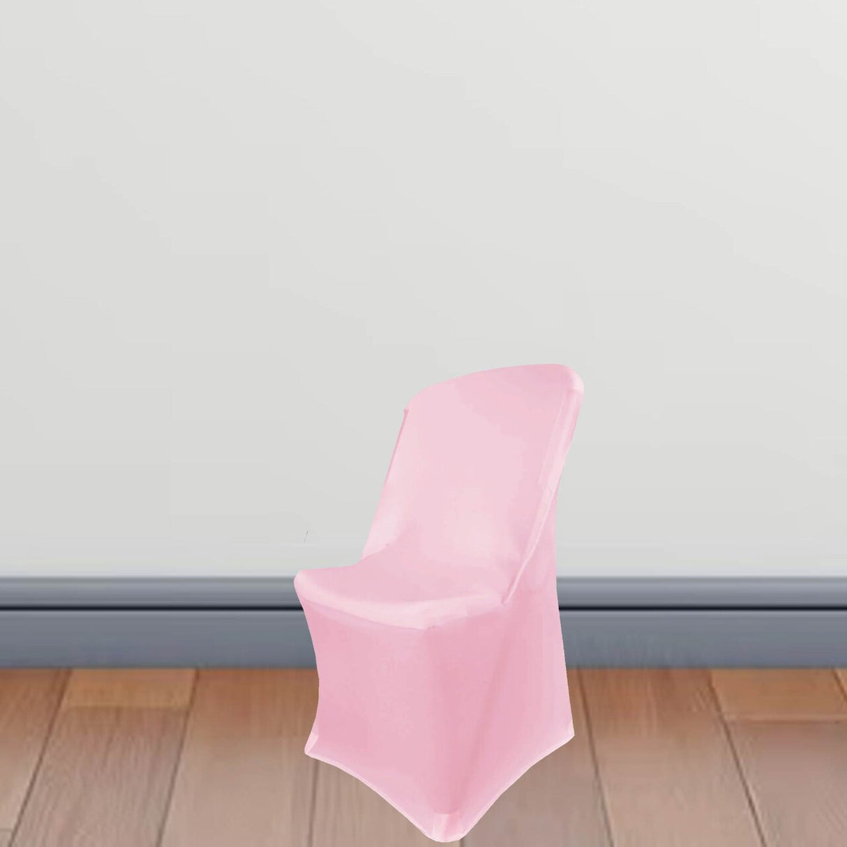 1 Piece Pink Stretch Spandex Chair Cover for Lifetime Folding Chair Durable & Machine Washable