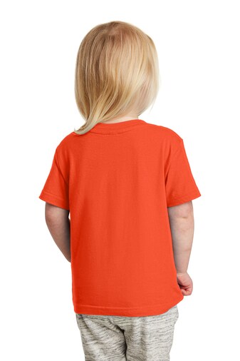 RADYAN® Toddler Cotton Jersey Crew Neck Short Sleeve Tee - 3301T
