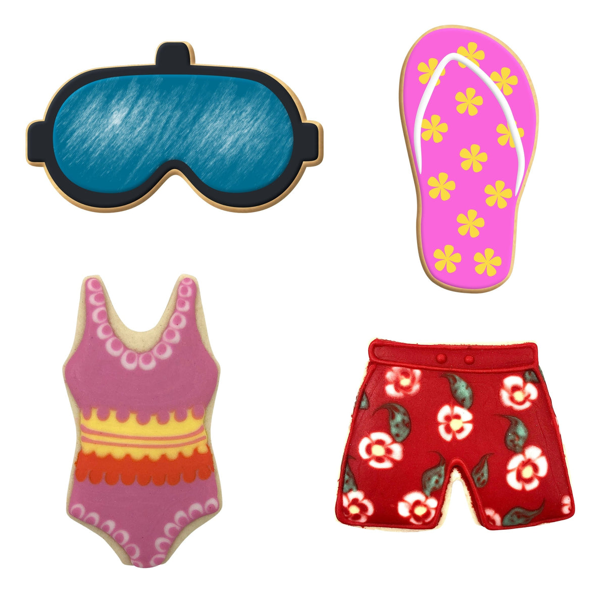 Pool Set Cookie Cutter 4 Pc Set HS0558