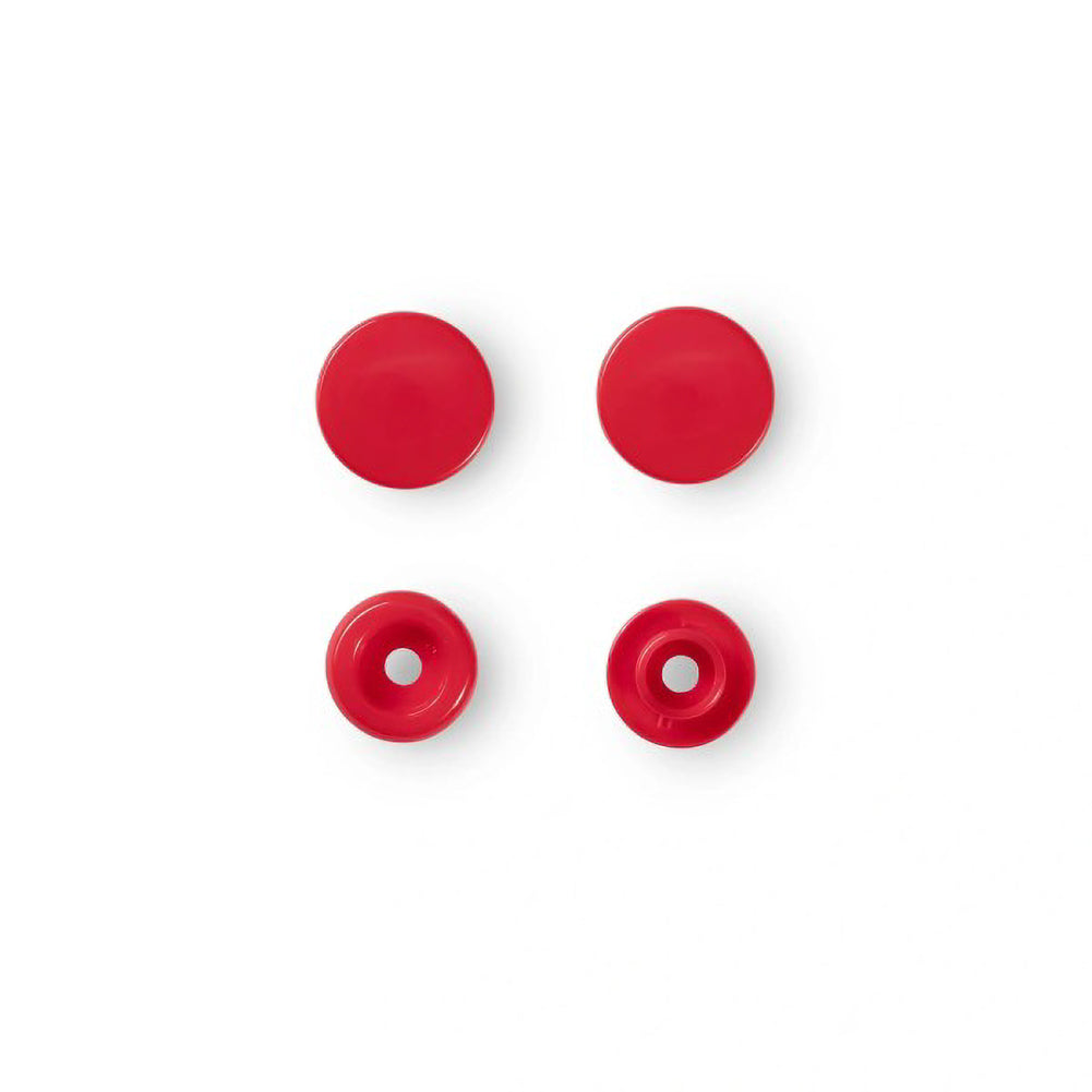 Prym Color Snaps - Red 12.4mm - 30pc