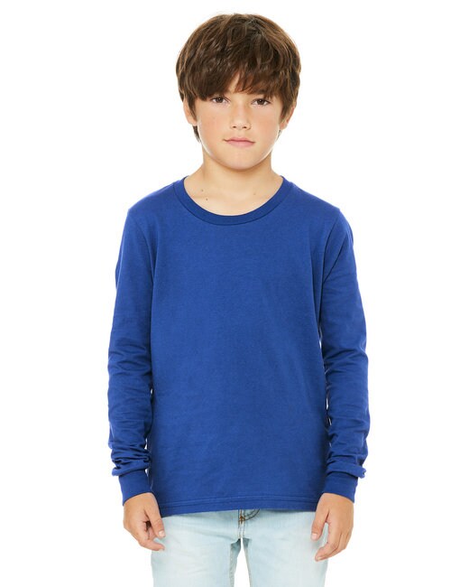 BELLA + CANVAS® Youth Jersey Long Sleeve Tee - 3501Y