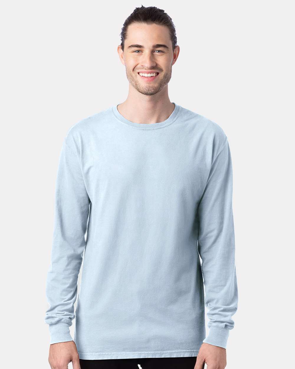 ComfortWash by Hanes® Garment-Dyed Long Sleeve Crewneck T-Shirt