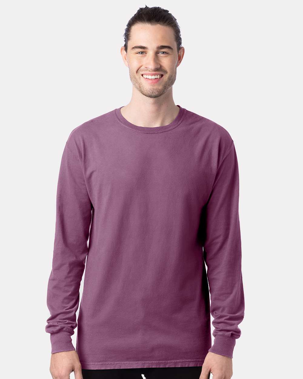 ComfortWash by Hanes® Garment-Dyed Long Sleeve Crewneck T-Shirt