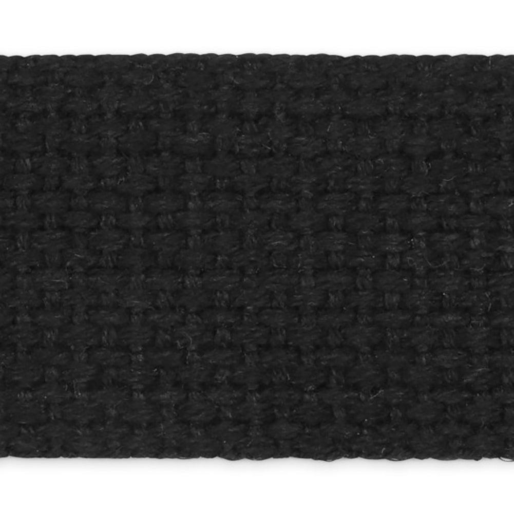 Dritz Cotton Belting/Strapping - Black - 1.25" x 15yds