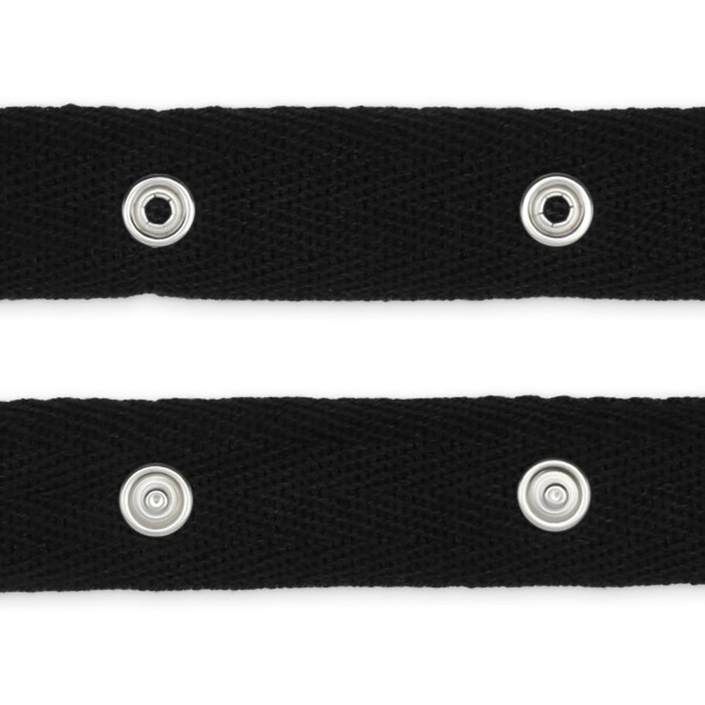 Dritz Snap Tape with Metal Snaps - Black - 8yds