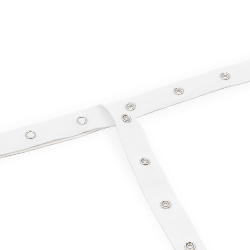 Dritz Snap Tape with Metal Snaps - White - 8yds