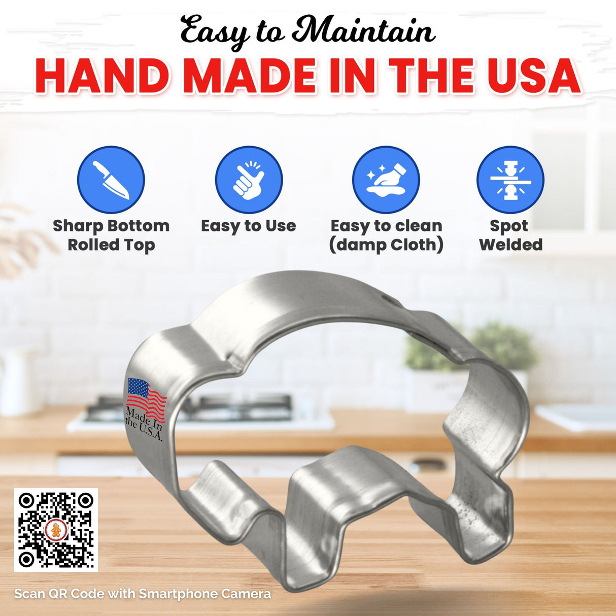 Mini Buffalo Cookie Cutter 2.1 in M115