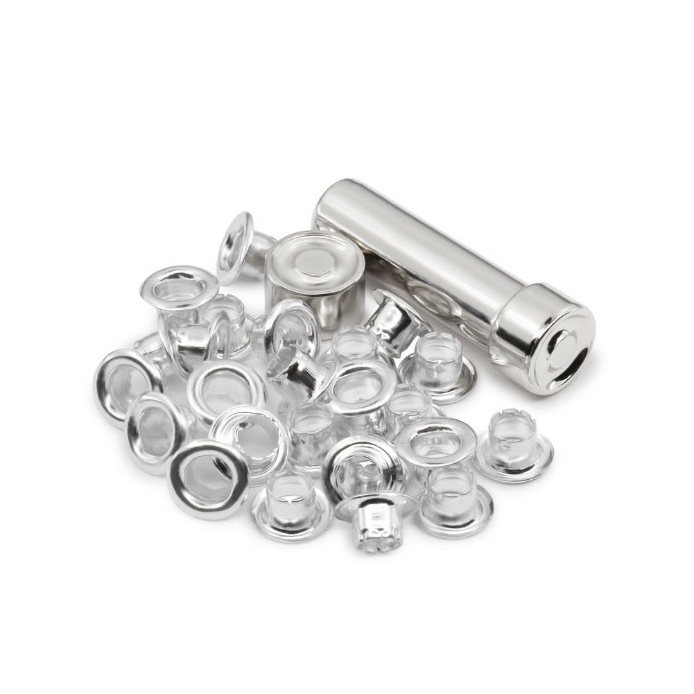 Dritz Eyelet Kit - Nickel 5/32" Eyelets - 25 Sets + Eyelet Tools