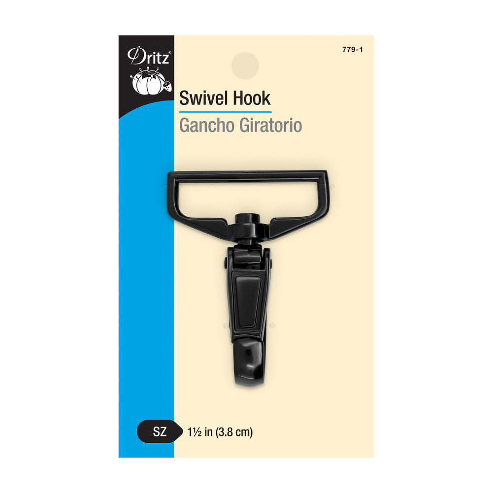 Dritz Swivel Hook - Black - 1.5"