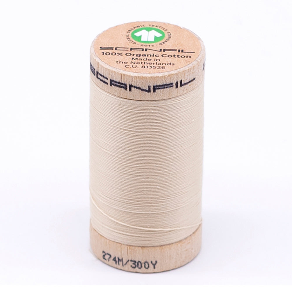 SCANFIL® 30wt Organic Pima Cotton Thread 300 yds - 4851 Shortbread
