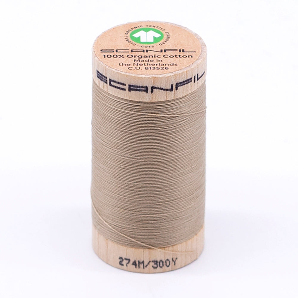 SCANFIL® 30wt Organic Pima Cotton Thread 300 yds - 4853 Safari