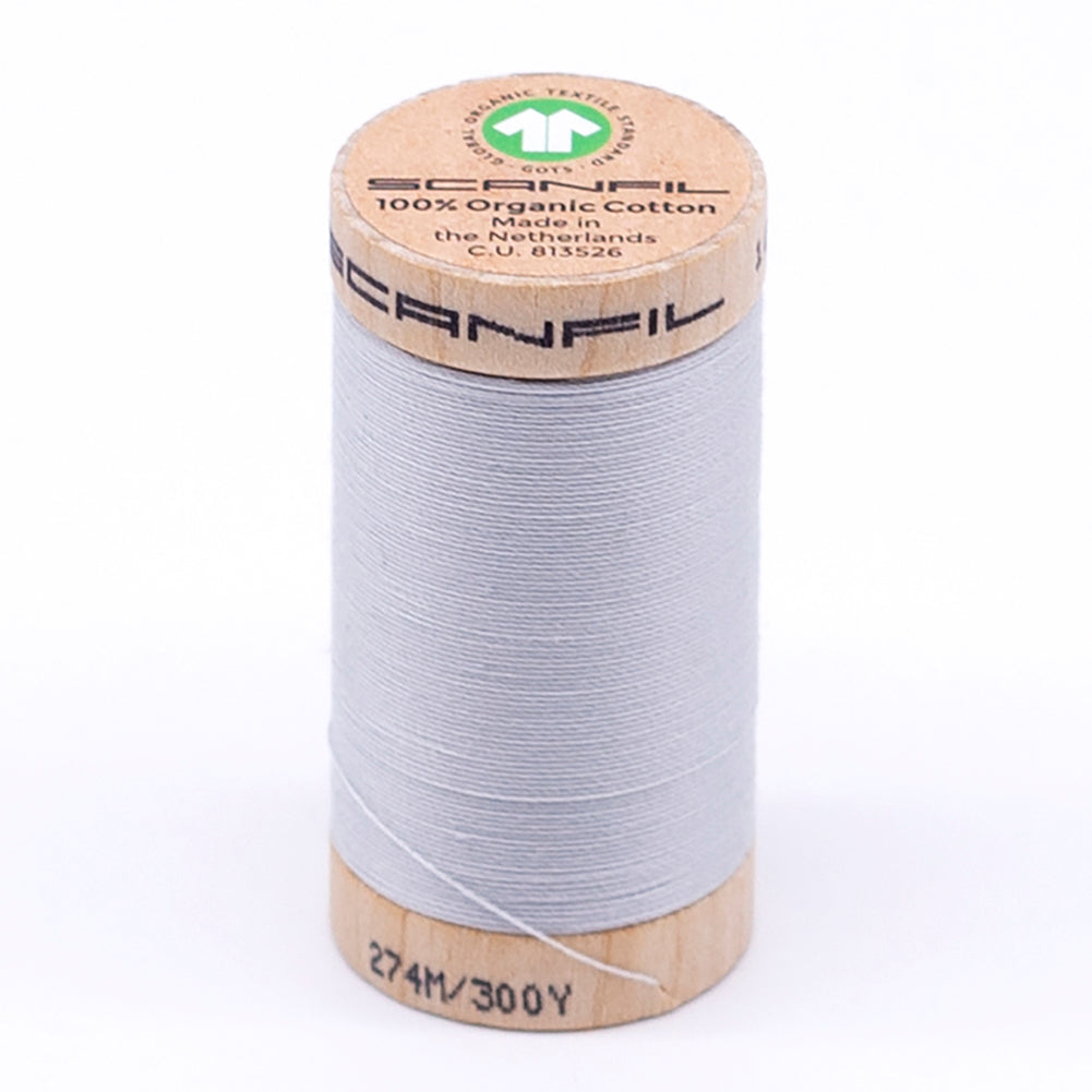 SCANFIL® 30wt Organic Pima Cotton Thread 300 yds - 4855 Oyster Mushroom