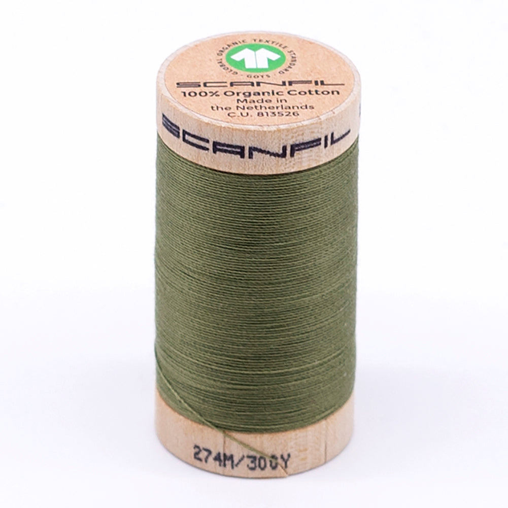 SCANFIL® 30wt Organic Pima Cotton Thread 300 yds - 4859 Sage