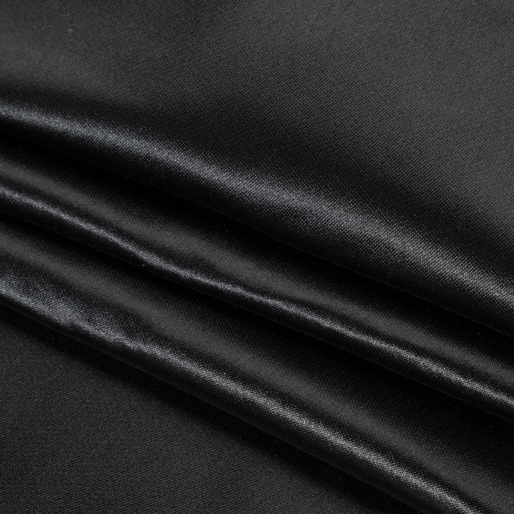 Polyester and Cotton Zibeline - Black