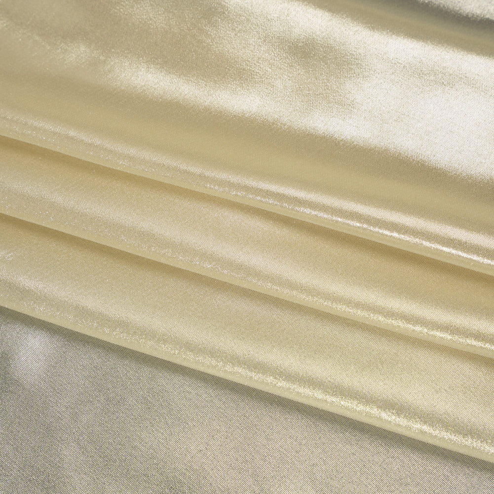 Liquid Sheen Metallic Polyester Chiffon - Gold on Gold - Liquid Sheen Chiffon Collection