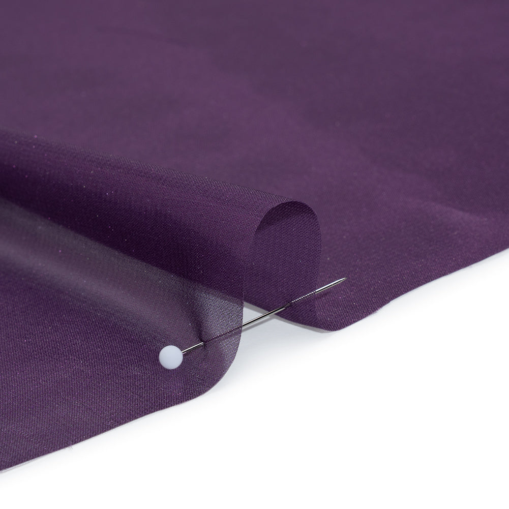 Liquid Sheen Metallic Polyester Chiffon - Purple on Purple - Liquid Sheen Chiffon Collection